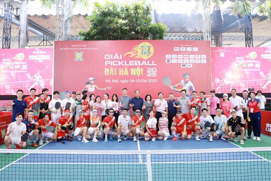 Khai mạc giải Pickleball Đài Hà Nội 2025