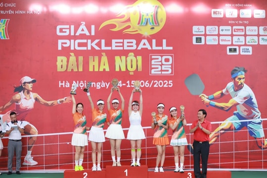 Bế mạc Giải Pickleball Đài Hà Nội 2025