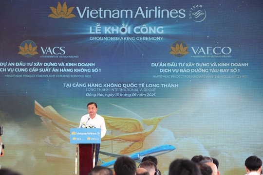 Vietnam Airlines khởi công đồng thời 2 dự án hạ tầng quy mô lớn tại sân bay Long Thành