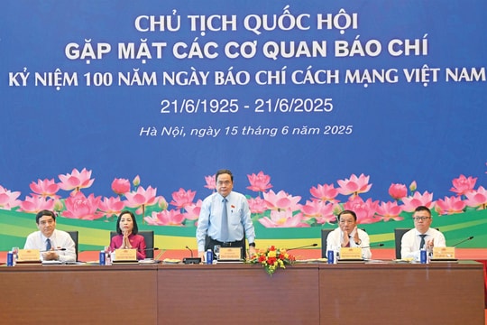 Chủ tịch Quốc hội Trần Thanh Mẫn gặp mặt các cơ quan báo chí