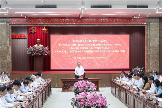 Tổng Bí thư Tô Lâm: Định hình một tầm nhìn mới cho Thủ đô trong thời đại mới