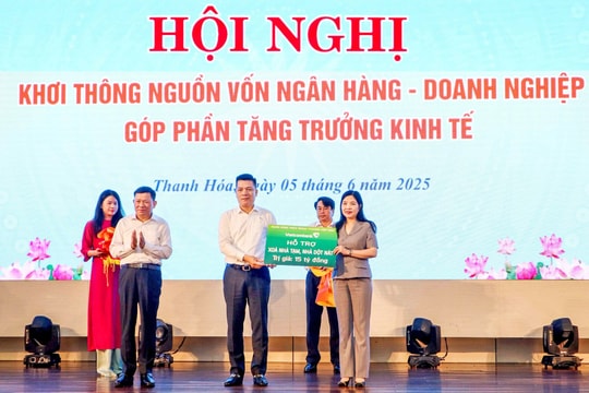 Vietcombank tài trợ 15 tỷ đồng hỗ trợ Thanh Hóa xóa nhà tạm, nhà dột nát