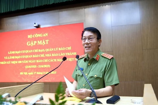 Bộ Công an gặp mặt nhân kỷ niệm 100 năm Ngày Báo chí Cách mạng Việt Nam