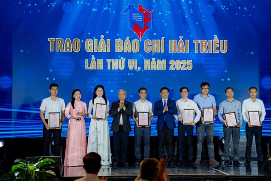 Thành phố Huế tổ chức trao giải báo chí Hải Triều năm 2025