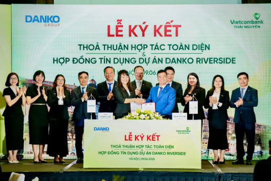 Vietcombank Thái Nguyên ký kết thỏa thuận hợp tác toàn diện với Danko Group