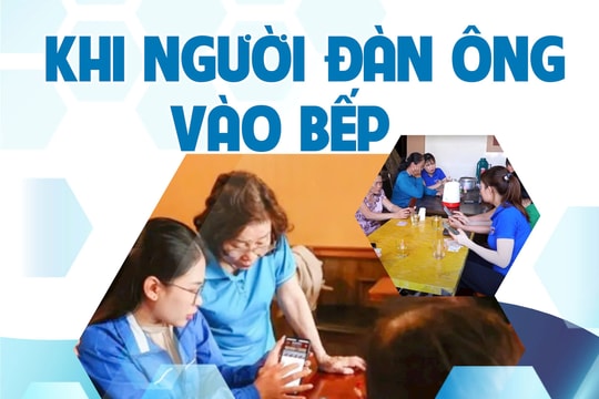 Khi người đàn ông vào bếp