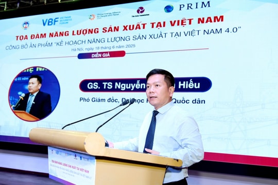 ĐH Kinh tế Quốc dân công bố ấn phẩm “Kế hoạch Năng lượng sản xuất tại Việt Nam 4.0”