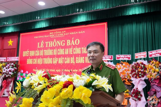 Thiếu tướng Đỗ Anh Tuấn giữ chức vụ Hiệu trưởng Trường Đại học Cảnh sát nhân dân