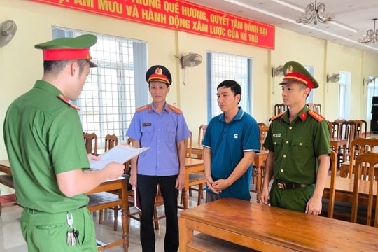 Khởi tố giám đốc hợp tác xã ở Quảng Bình tham ô hàng chục triệu đồng