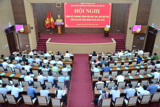 Quảng Ngãi hoàn thành chương trình xóa nhà tạm, nhà dột nát năm 2025