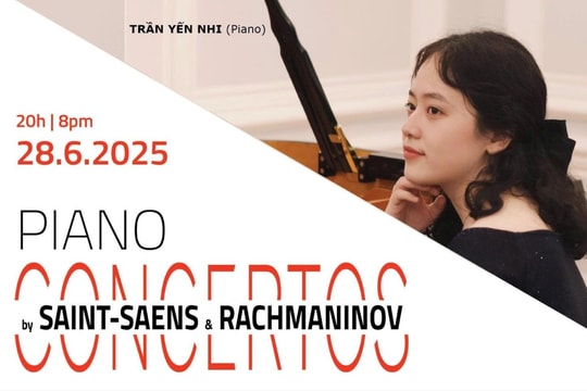 Nguyễn Đăng Quang và Trần Yến Nhi trình diễn âm nhạc của Saint-Saens và Rachmaninov