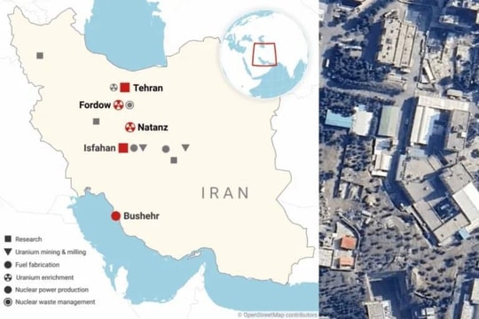 Người ta biết gì về 3 địa điểm hạt nhân Iran vừa bị tấn công?