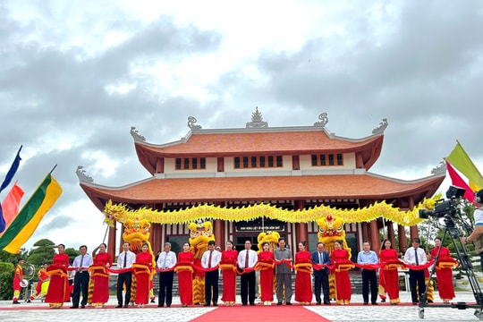 Kiên Giang khánh thành Đền tưởng niệm Anh hùng liệt sĩ tại huyện Hòn Đất