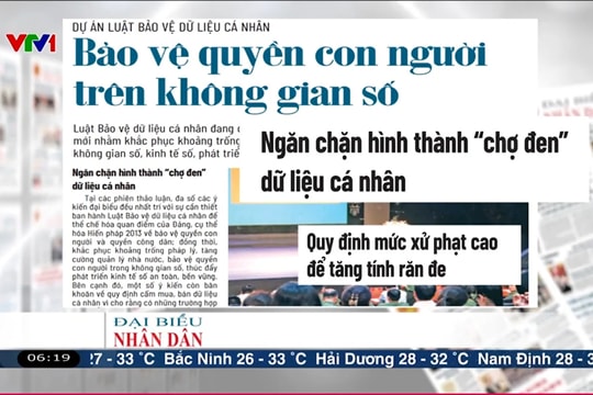 Điểm báo VTV1: Bảo vệ quyền con người trên không gian số
