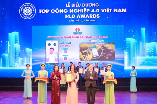 PVCFC đạt cú đúp giải thưởng Industrie 4.0 Awards 2025