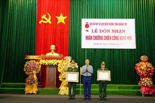 Bộ đội Biên phòng tỉnh Quảng Trị: Đón nhận Huân chương Chiến công hạng Nhì