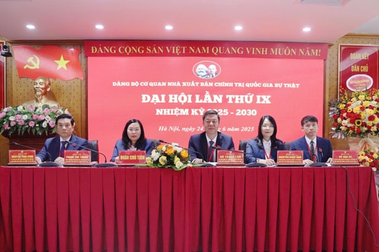 Đại hội Đảng bộ Nhà xuất bản Chính trị quốc gia Sự thật nhiệm kỳ 2025 - 2030