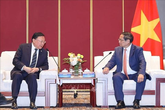 Thủ tướng Phạm Minh Chính làm việc với các tập đoàn lớn của Trung Quốc