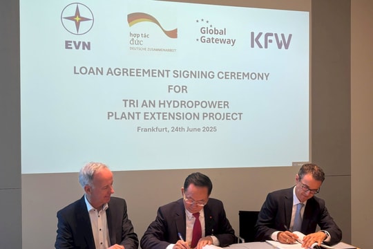 EVN ký kết hiệp định vay 65 triệu EURO cho dự án Nhà máy Thủy điện Trị An mở rộng
