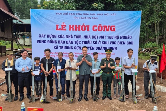 Cả nước đã hỗ trợ xóa 262.843 căn nhà tạm, nhà dột nát