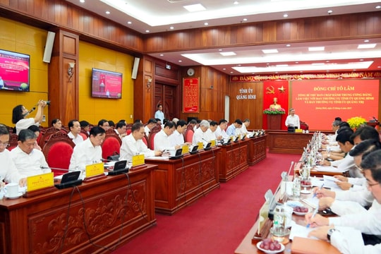 Tổng Bí thư Tô Lâm: Để hợp nhất là đòn bẩy chiến lược đưa Quảng Trị mới vươn lên