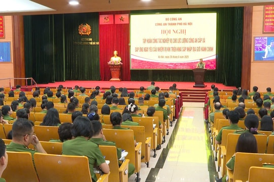 Hà Nội: Hơn 10.200 cán bộ công an cấp xã tham dự hội nghị tập huấn nghiệp vụ chính quyền hai cấp