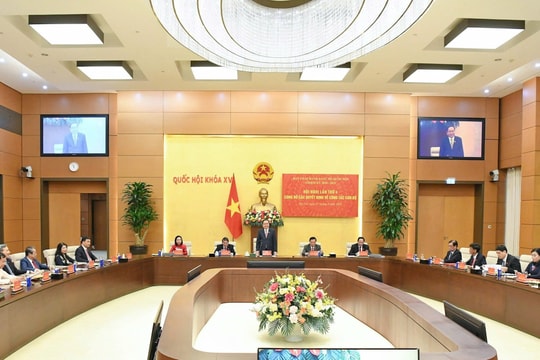 Bí thư Đảng ủy Quốc hội, Chủ tịch Quốc hội Trần Thanh Mẫn chủ trì Hội nghị về công tác cán bộ