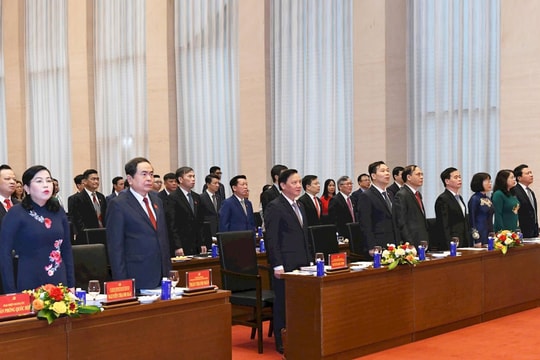 Bí thư Đảng ủy Quốc hội, Chủ tịch Quốc hội Trần Thanh Mẫn dự Đại hội Đảng bộ Ủy ban Pháp luật và Tư pháp