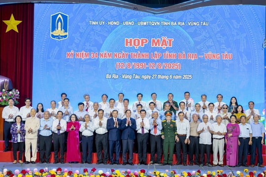 Bà Rịa – Vũng Tàu long trọng kỷ niệm 34 năm Ngày thành lập tỉnh