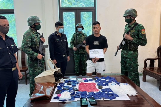 Triệt phá đường dây vận chuyển lượng lớn ma túy qua biên giới