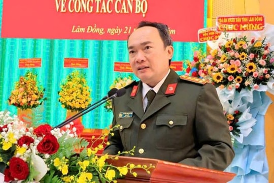 Đại tá Trương Minh Đương được bổ nhiệm làm Giám đốc Công an tỉnh Lâm Đồng mới