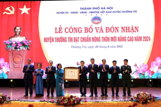Thường Tín  đạt chuẩn nông thôn mới nâng cao