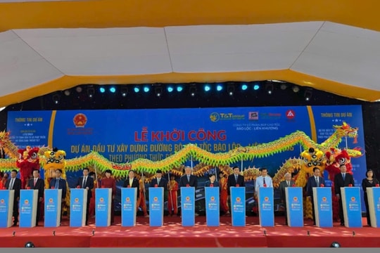 Khởi công cao tốc Bảo Lộc - Liên Khương: Mở mạch kết nối, tạo trục phát triển đa vùng