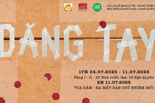 Triển lãm "Dăng tay" của các nghệ sĩ trẻ