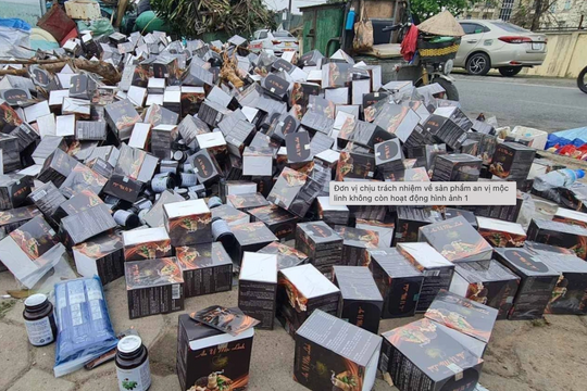 Thực phẩm bảo vệ sức khỏe An vị Mộc Linh có dấu hiệu vi phạm quy định về an toàn thực phẩm