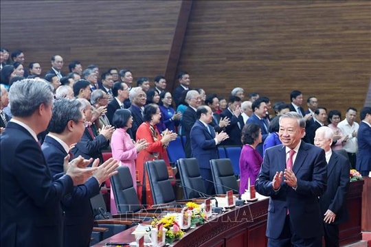 Lãnh đạo Đảng, Nhà nước dự Lễ công bố các nghị quyết, quyết định sáp nhập đơn vị hành chính