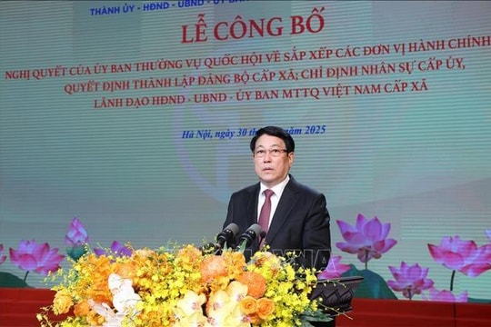 Chủ tịch nước Lương Cường : Mở ra không gian phát triển mới để Hà Nội phát huy tốt hơn nữa vai trò đầu tàu