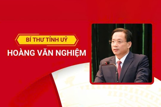 [Infographic] Tiểu sử đồng chí Hoàng Văn Nghiệm, Bí thư Tỉnh ủy Lạng Sơn