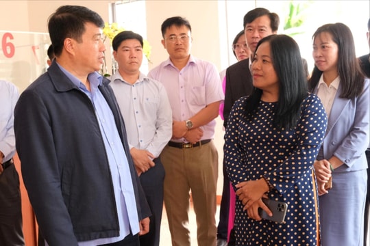 Lãnh đạo tỉnh Lâm Đồng thị sát, tiếp sức cho chính quyền cơ sở ngay ngày đầu vận hành