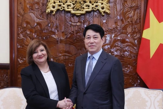 Chủ tịch nước Lương Cường tiếp Đại sứ Ai Cập đến chào từ biệt