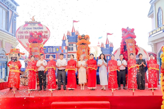 Khai trương VinWonders Vũ Yên Dấu ấn chào mừng hợp nhất tỉnh Hải Dương và thành phố Hải Phòng
