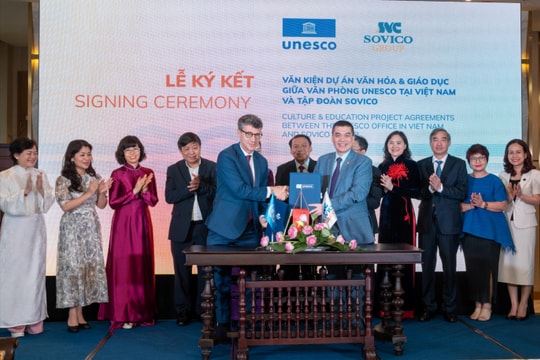 UNESCO và SOVICO hợp tác thúc đẩy văn hóa, giáo dục tại Việt Nam