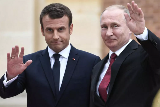 Tổng thống Nga, Pháp lần đầu điện đàm sau 3 năm