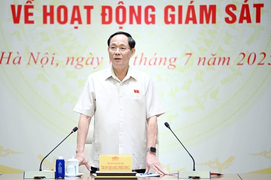 Phó Chủ tịch Quốc hội, Thượng tướng Trần Quang Phương chủ trì Phiên họp Ban Tổ chức Diễn đàn của Quốc hội về hoạt động giám sát