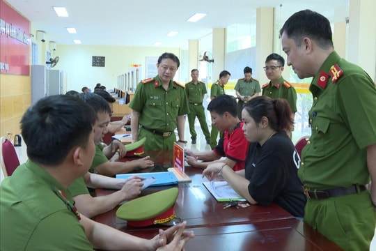 Người dân Thanh Hóa đến đâu để làm Căn cước?