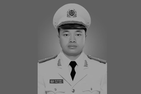 Đồng chí Thiếu tá Hà Văn Minh anh dũng hy sinh vì bình yên cuộc sống