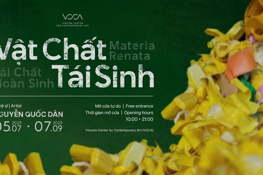 Vật liệu tái chế “hồi sinh” trong nghệ thuật