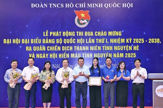 Phát động thi đua chào mừng Đại hội đại biểu Đảng bộ Quốc hội lần thứ I, nhiệm kỳ 2025 - 2030