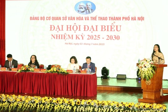 Đại hội Đảng bộ Sở Văn hóa và Thể thao TP. Hà Nội nhiệm kỳ 2025-2030