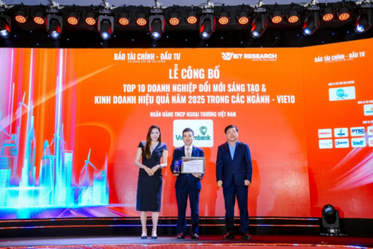 Vietcombank dẫn đầu ngành ngân hàng về đổi mới sáng tạo và ESG